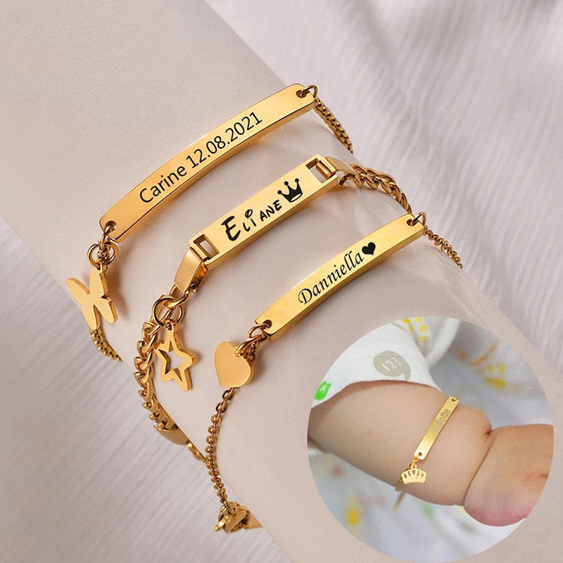 Custom Name Bracelet For Baby