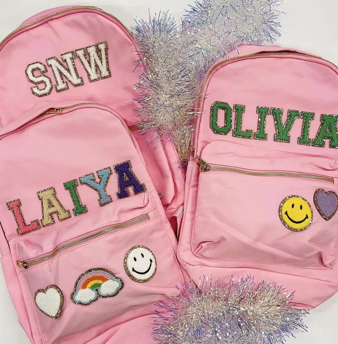 Personalized Backpack with Patches