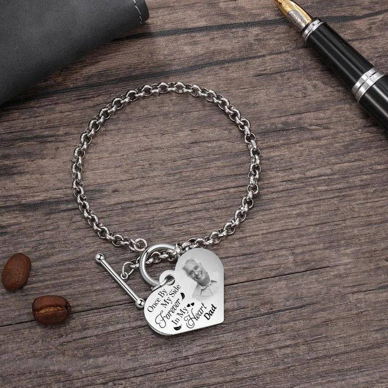 Personalised Memorial Bracelet Custom Photo & Name Bracelet Gifts