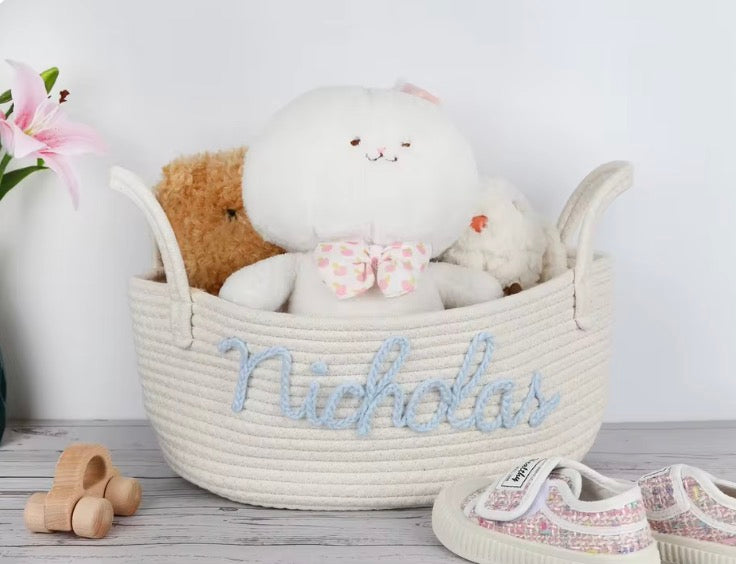 Personalized Baby Basket With Name