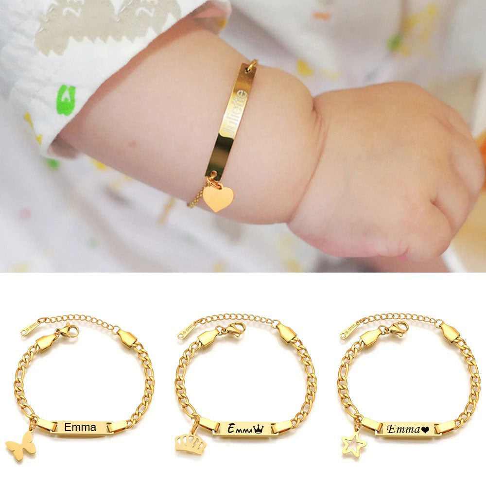 Custom Name Bracelet For Baby