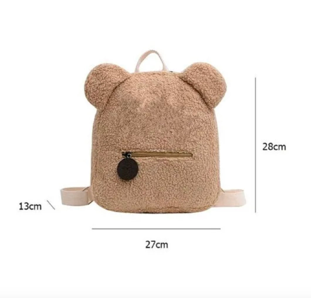 Bear backpack with customizable name