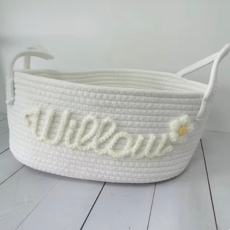 Personalized Baby Basket With Name