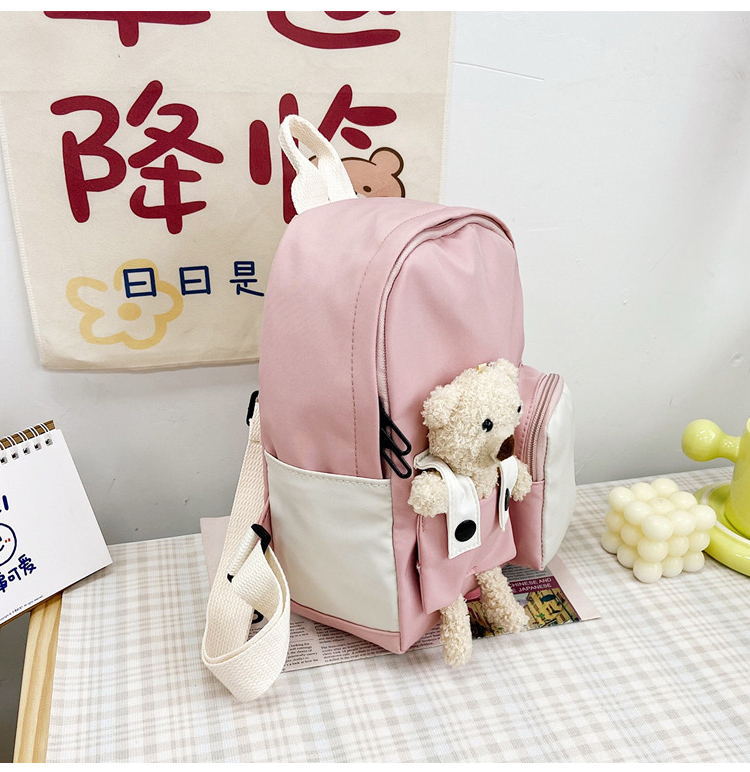 Custom Name Kawaii Mini Backpack Bear