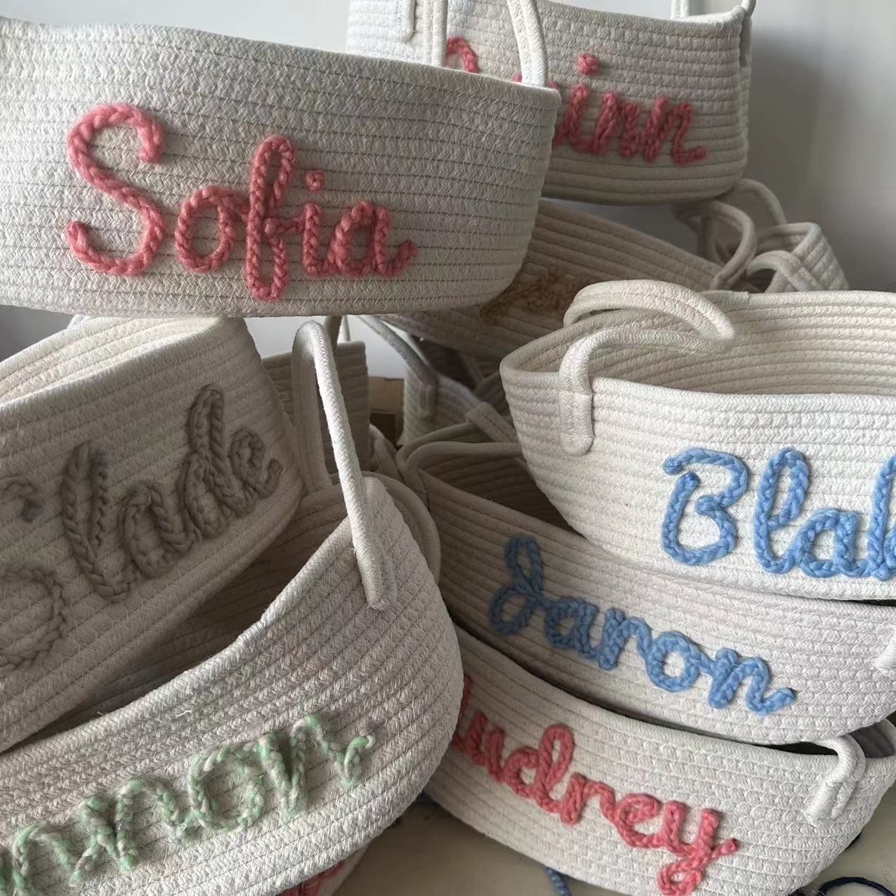 Personalized Baby Basket With Name