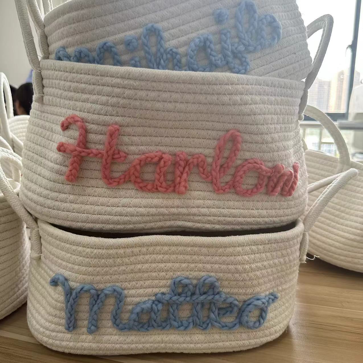 Personalized Baby Basket With Name