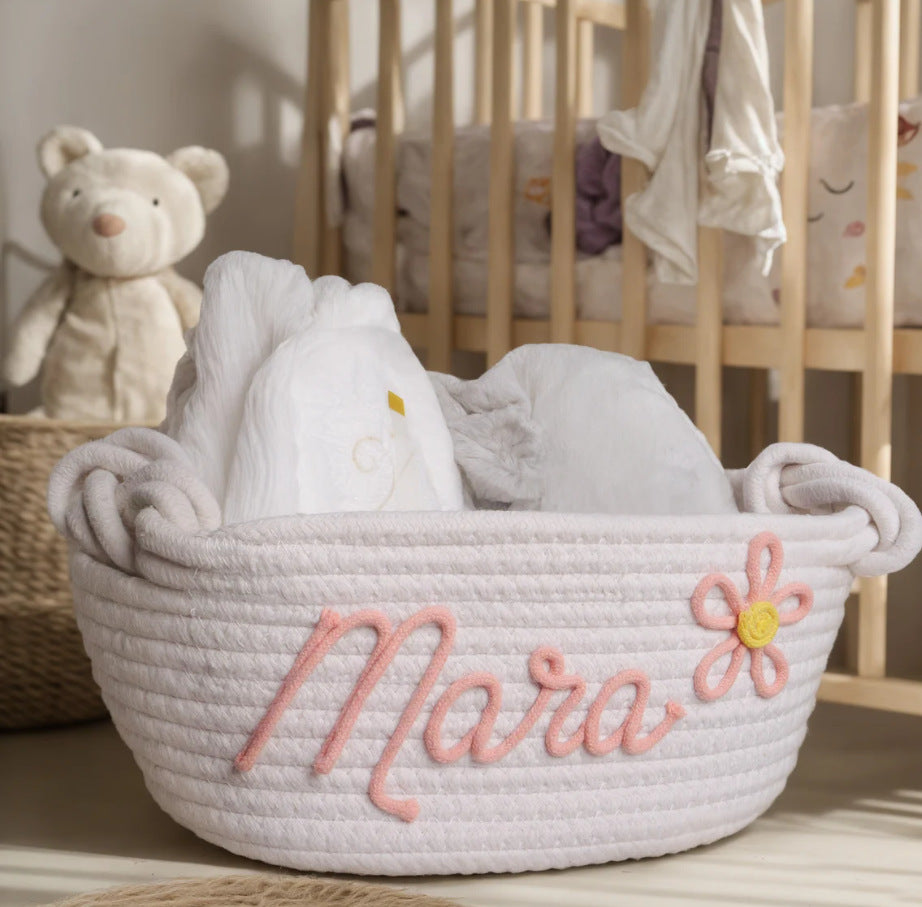 Personalized Baby Gift Basket Toy Basket